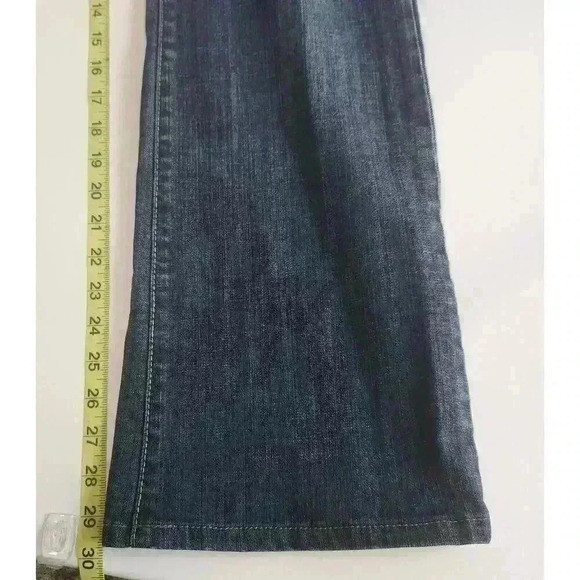 Kut From The Kloth Size 10 High Rise Jeans Dark Blue Boot Cut EUC - Picture 10 of 11
